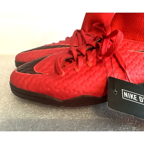 Nike Skin Hypervenom X Youth Turf Soccer Shoes Size 5Y Red / Black Excellent - Picture 2 of 15